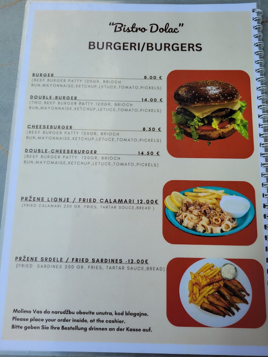 Bistro Dolac Menu - Image 2